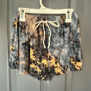 Tie dye shorts